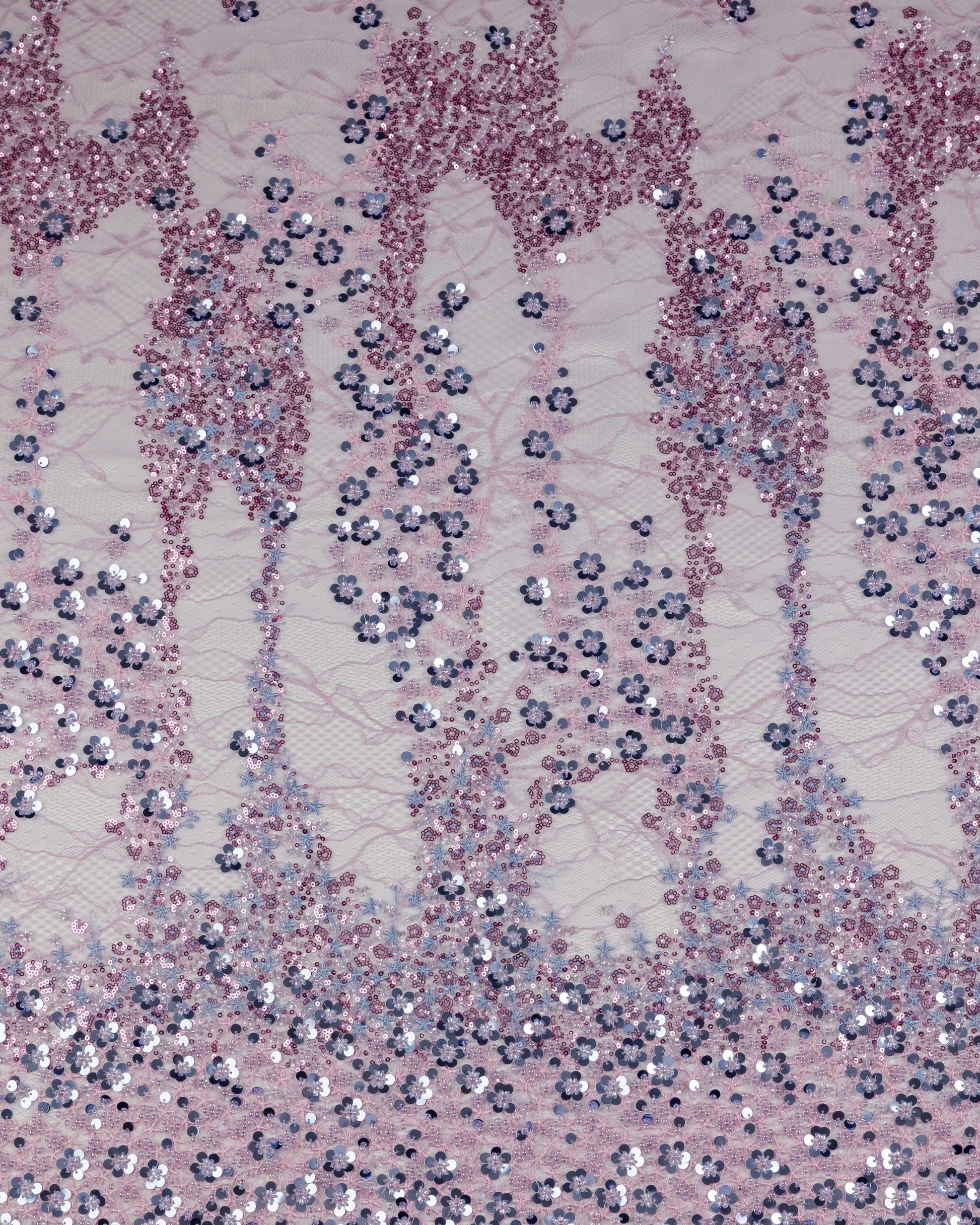 Dantel Embroidery  with Beeds Sequins