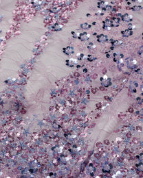 Dantel Embroidery  with Beeds Sequins