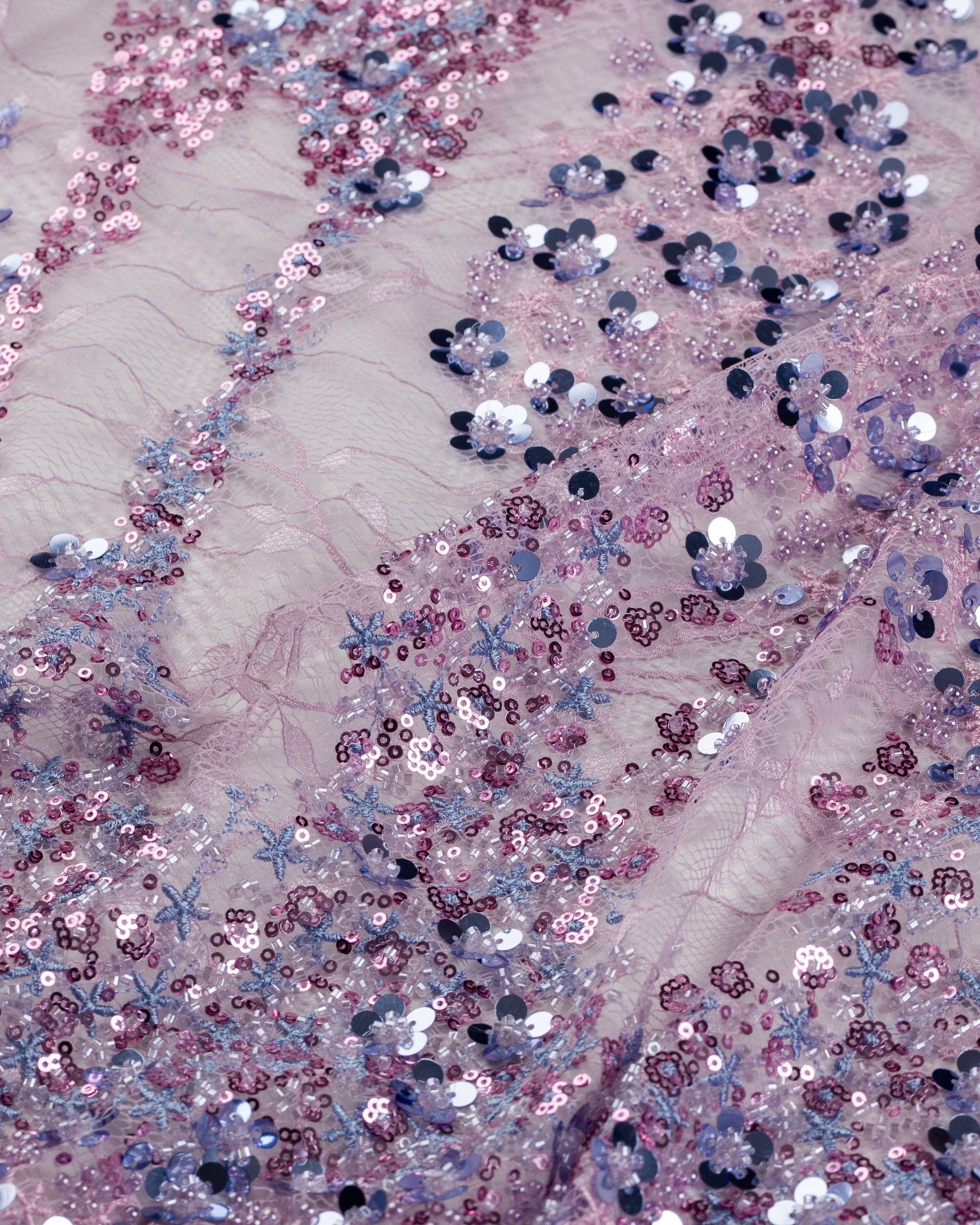 Dantel Embroidery  with Beeds Sequins