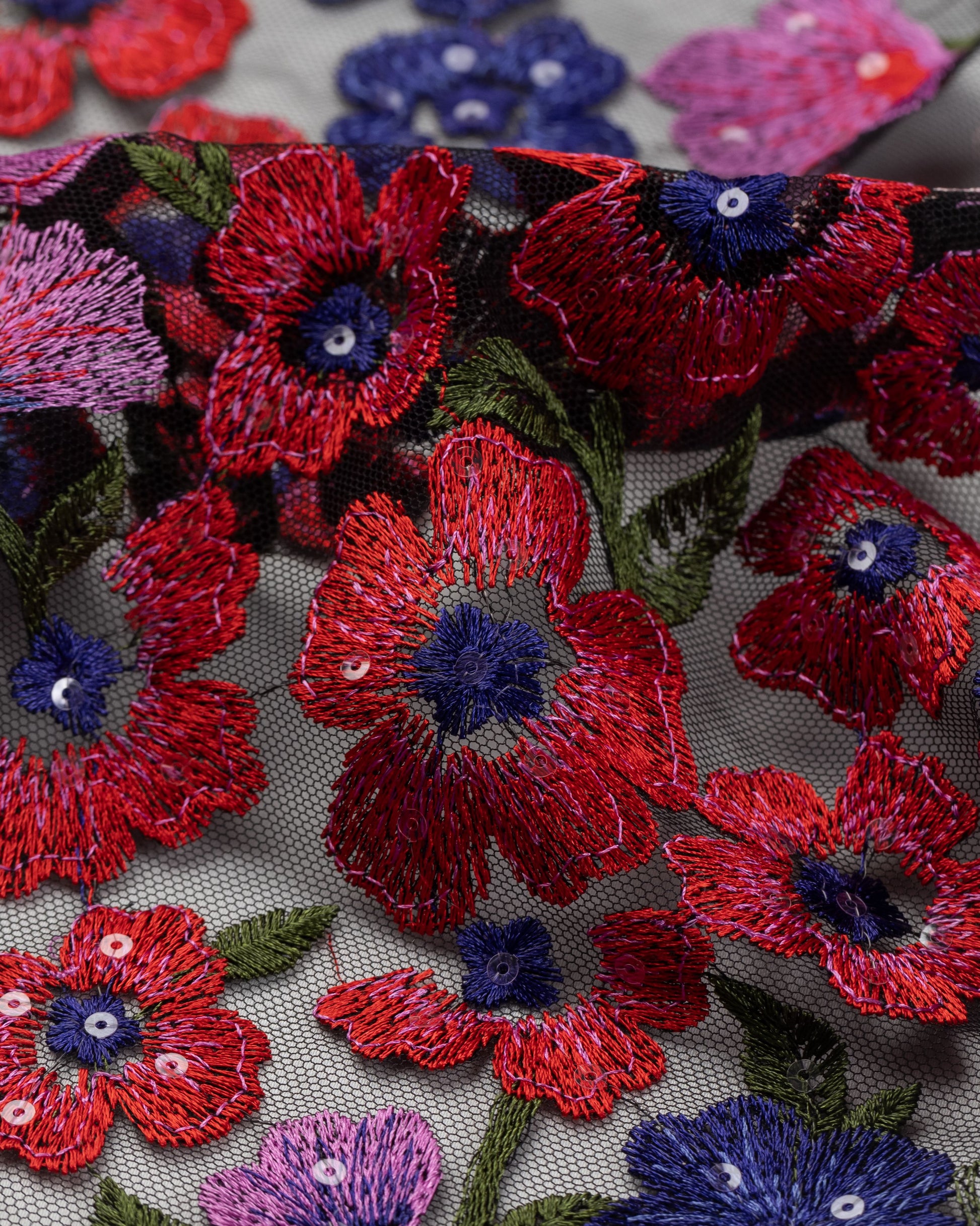 Embroidery Tulle  Sequence