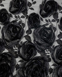 Tulle Embroidery prominent with Beeds