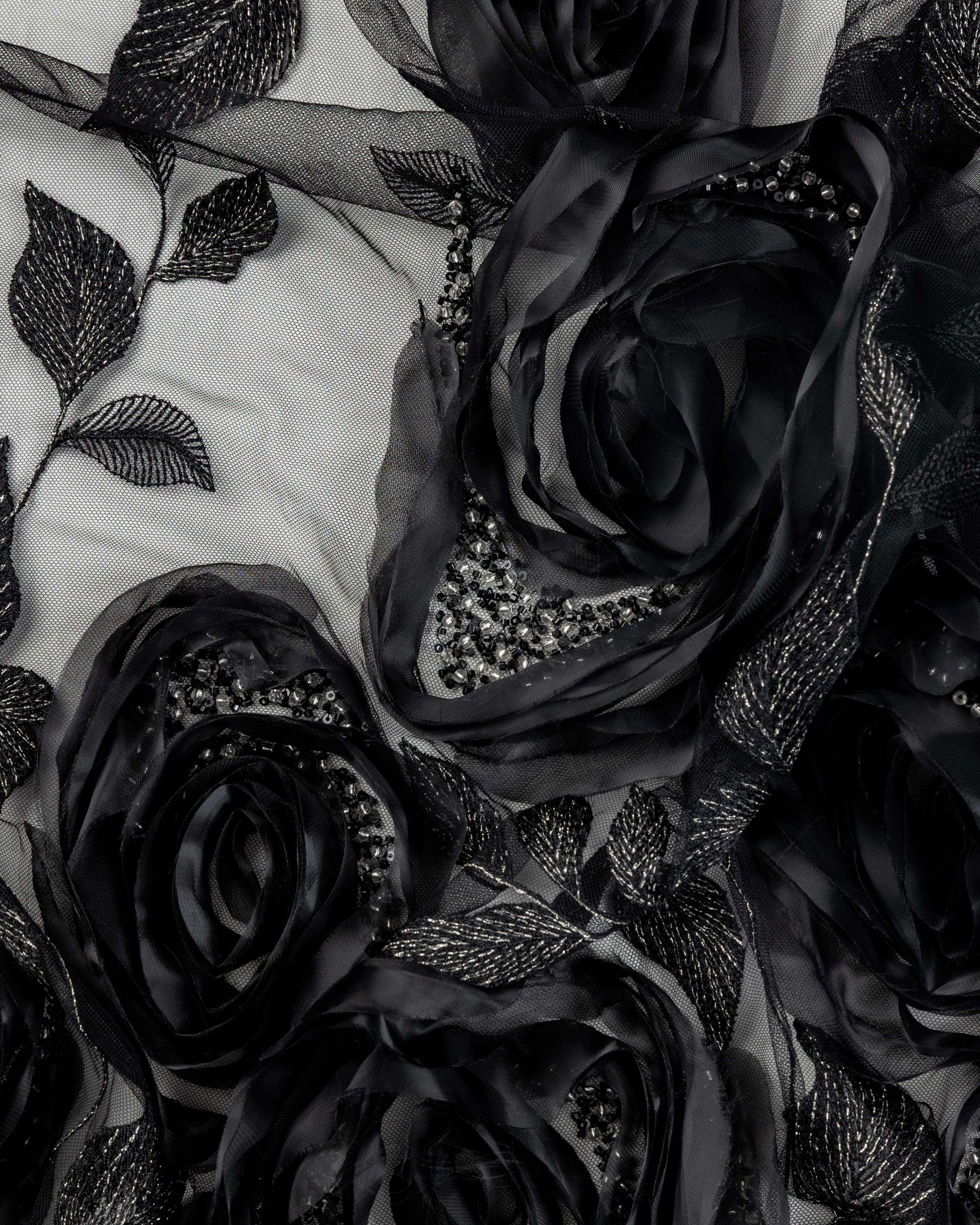 Tulle Embroidery prominent with Beeds