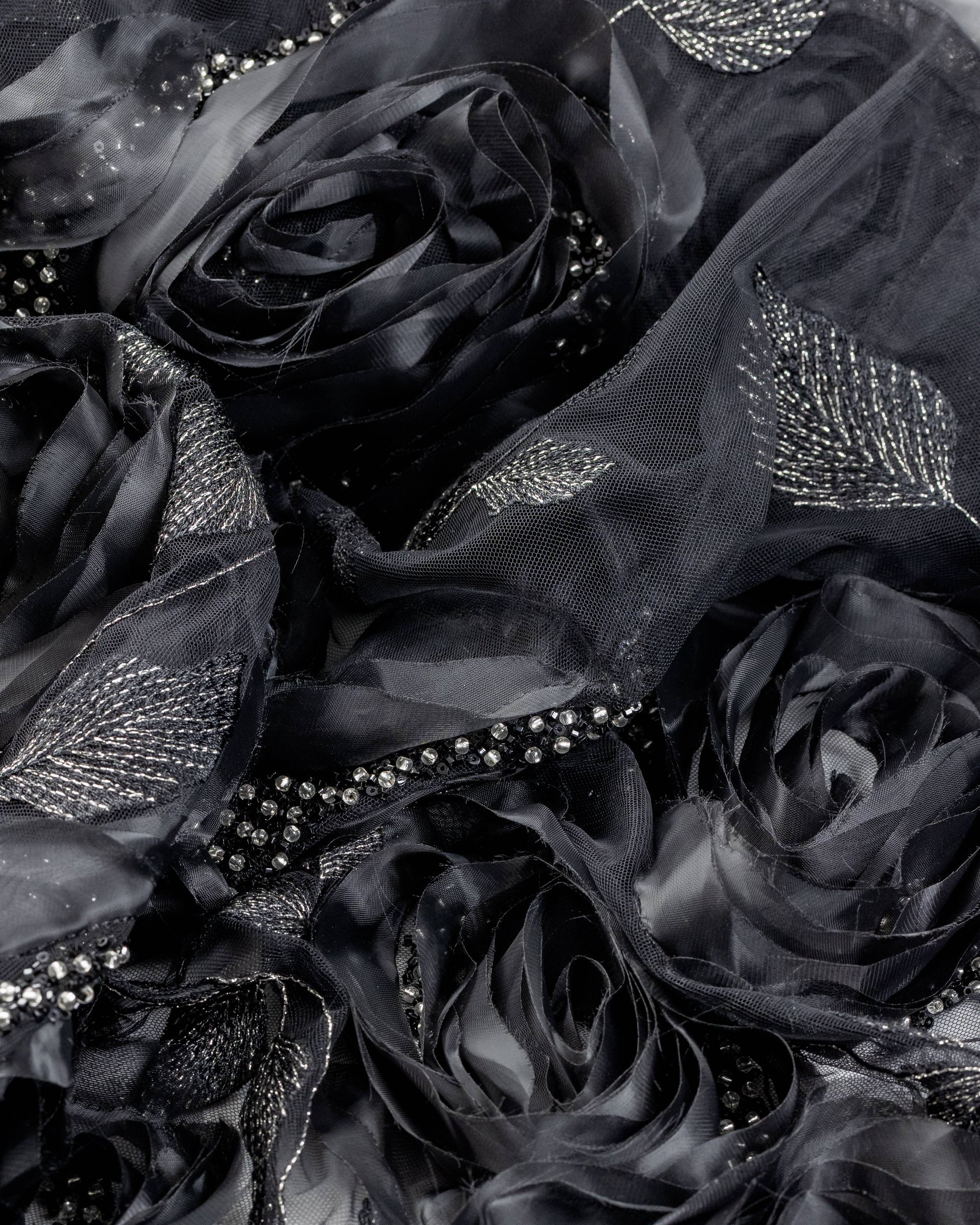 Tulle Embroidery prominent with Beeds