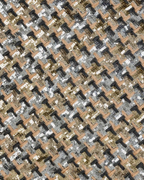 Giber Mesh Sequins with Chiffon Pure silk