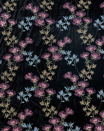 Velvet Embroidery with Sequins