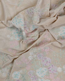 Velvet Embroidery with Sequins