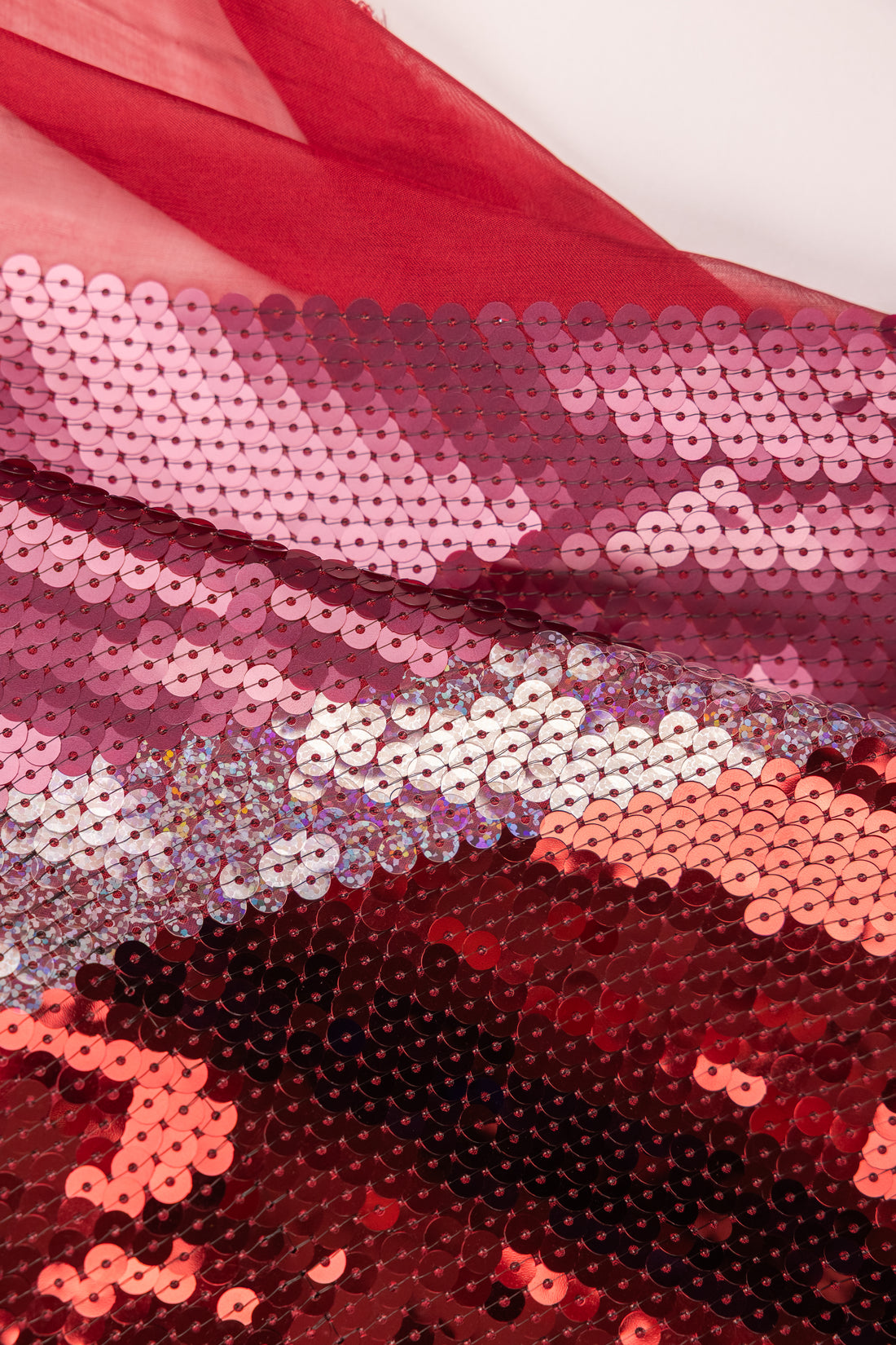 Chiffon Pure Silk With Sequence