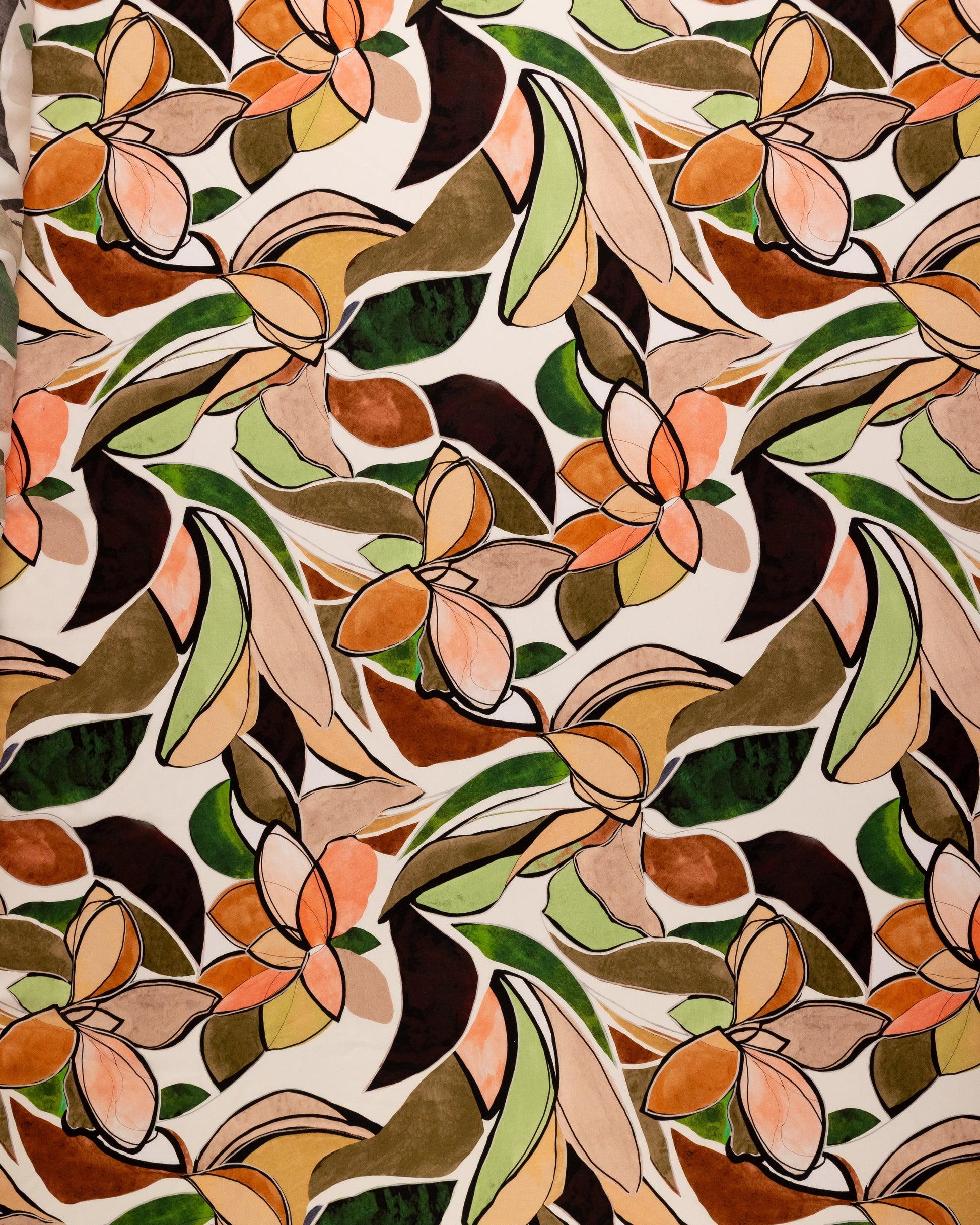 Viscose Floral Fabric