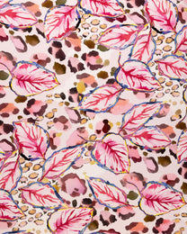 Cotton Viscose Floral Fabric