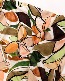 Viscose Floral Fabric