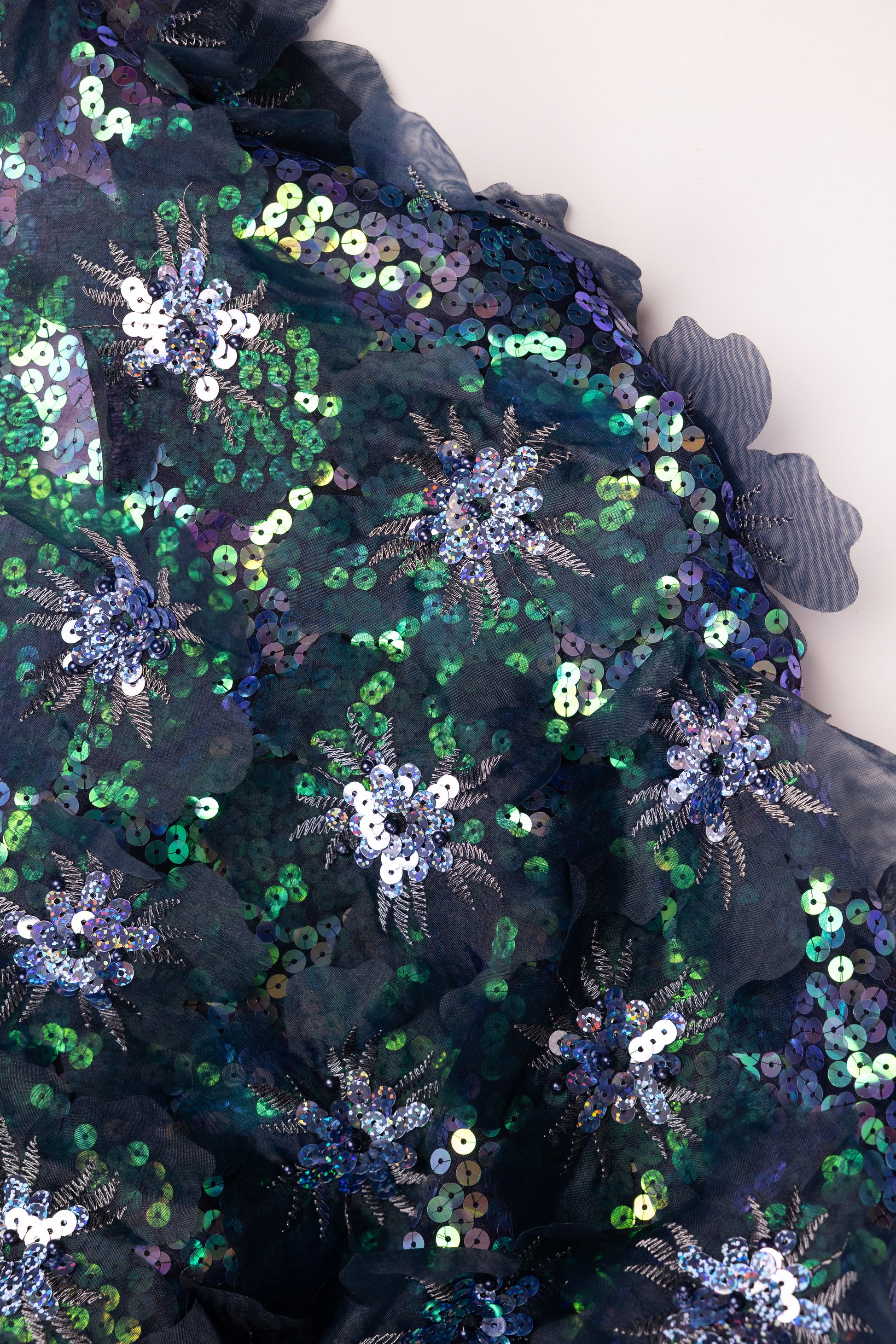 Organza Pure Silk With Organza Floral Ptern