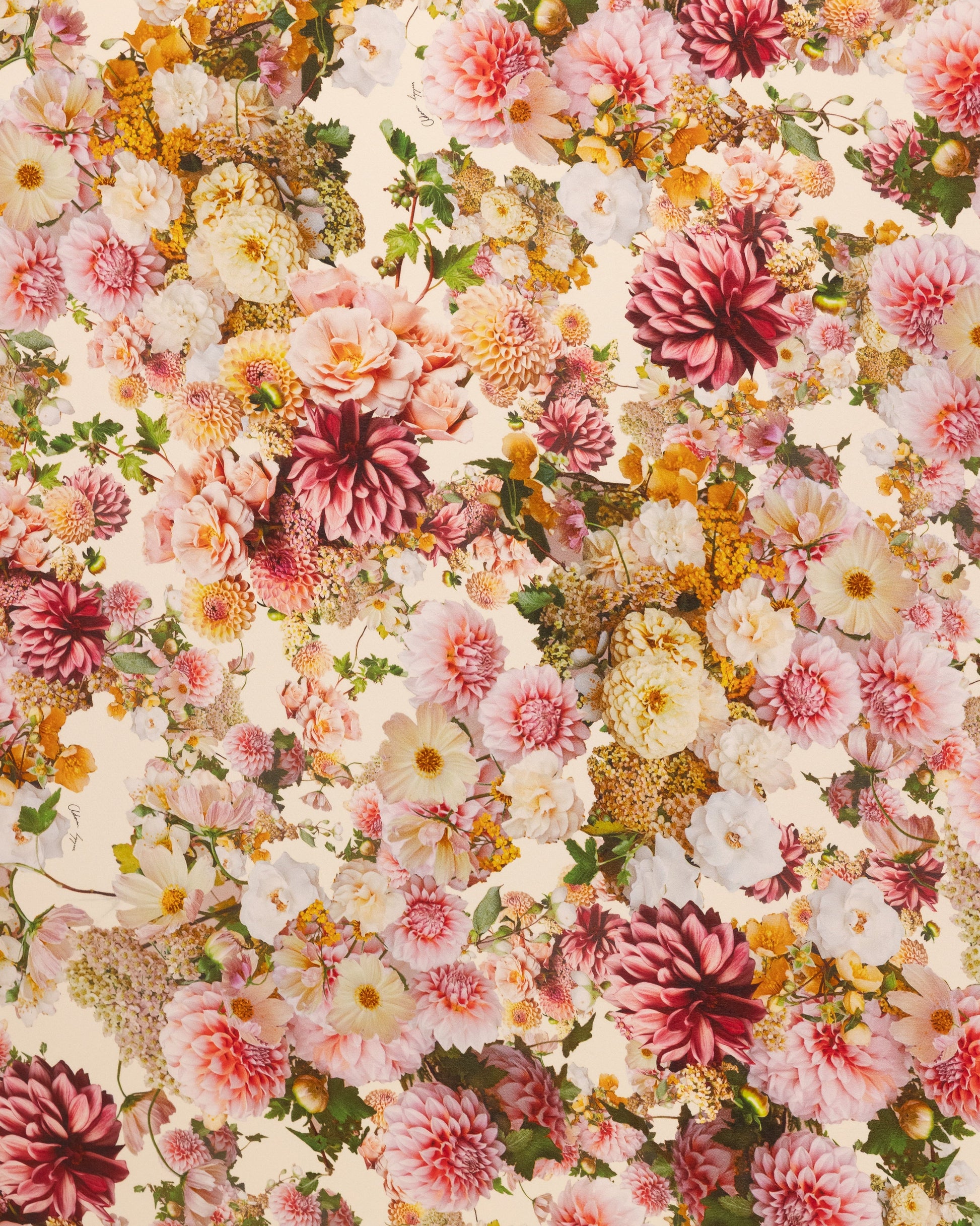 Silk Floral Fabric