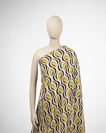 Cotton Viscose Floral Fabric