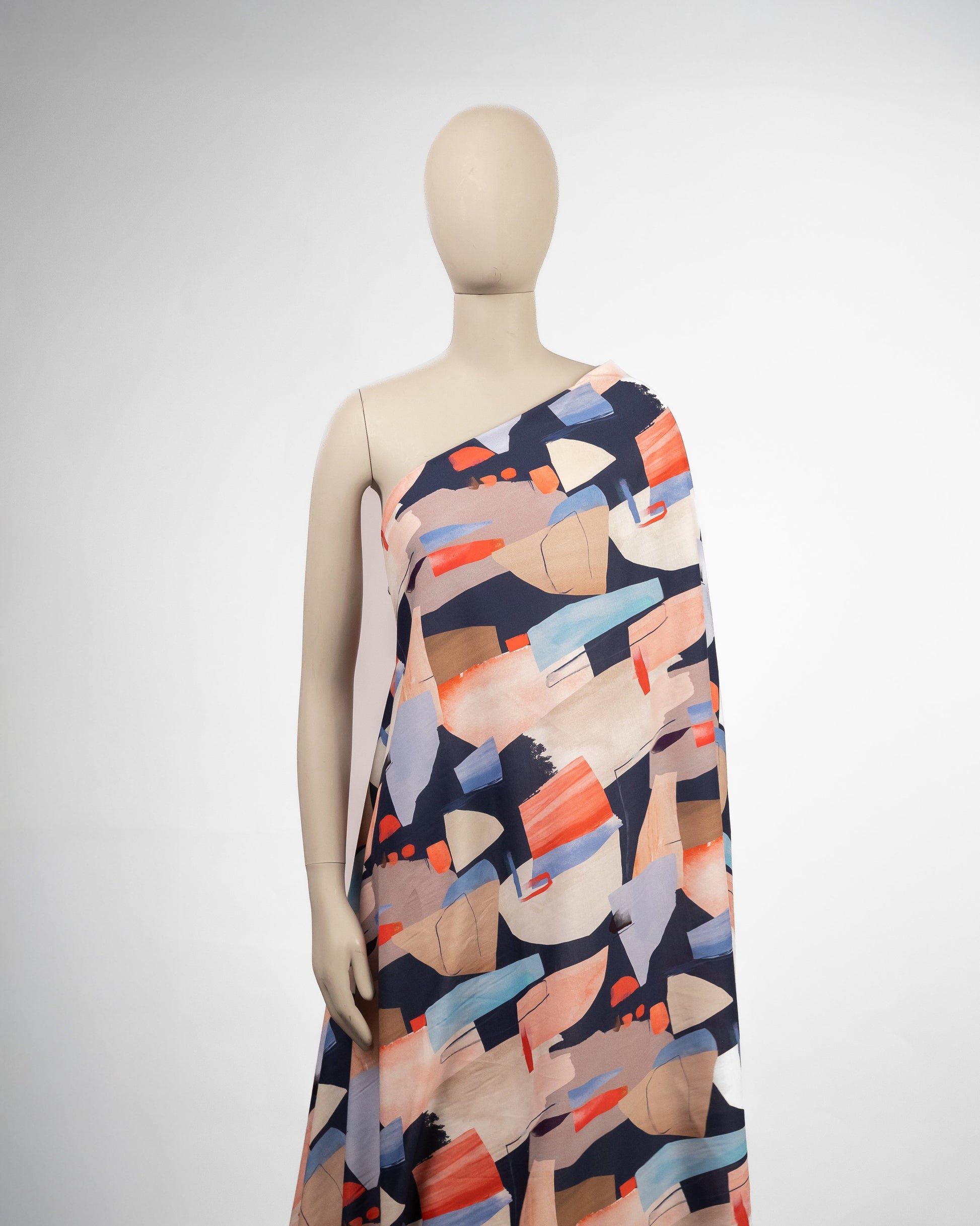 Viscose Cotton Floral Fabric