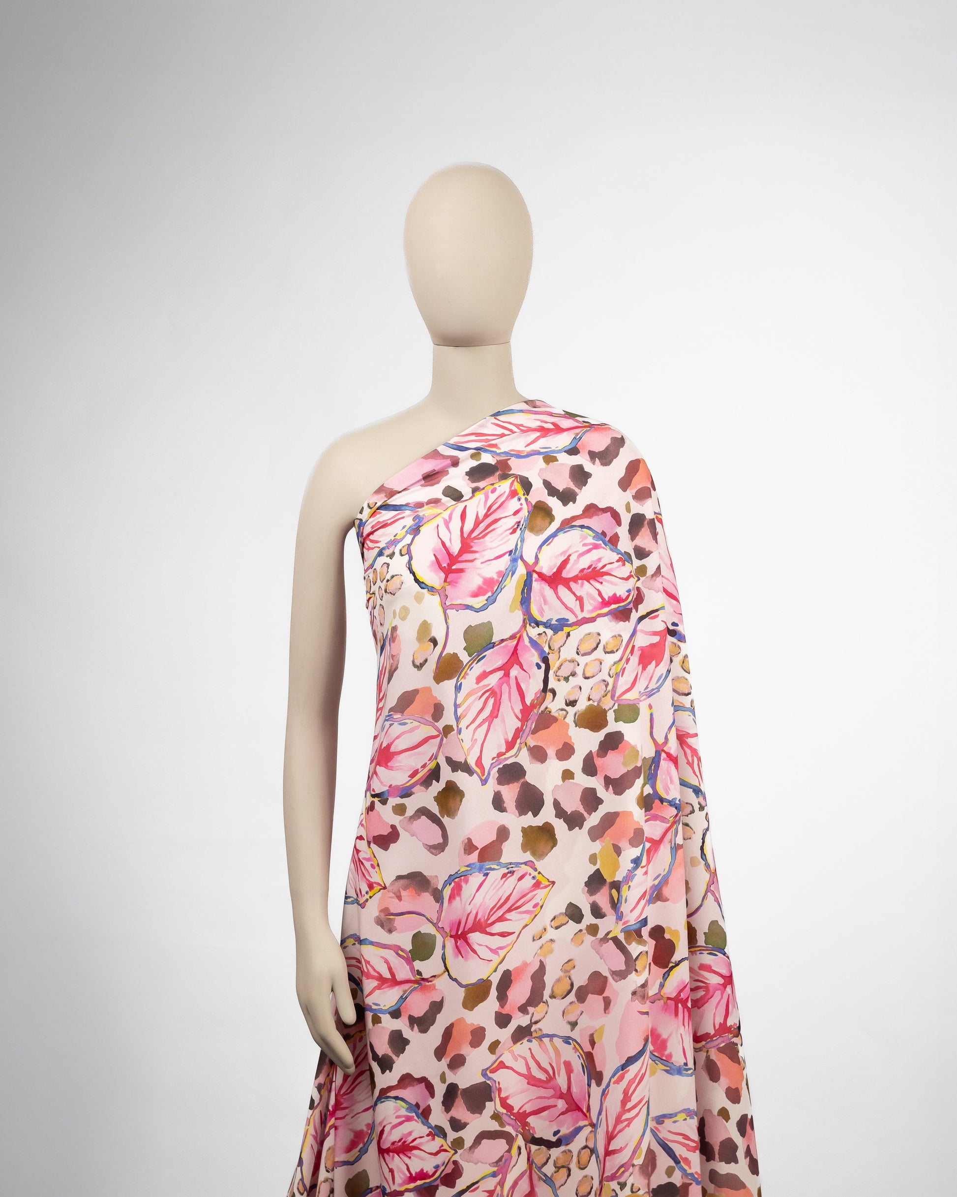 Cotton Viscose Floral Fabric