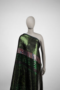 Chiffon Pure Silk With Sequins Lurex &amp; Matte