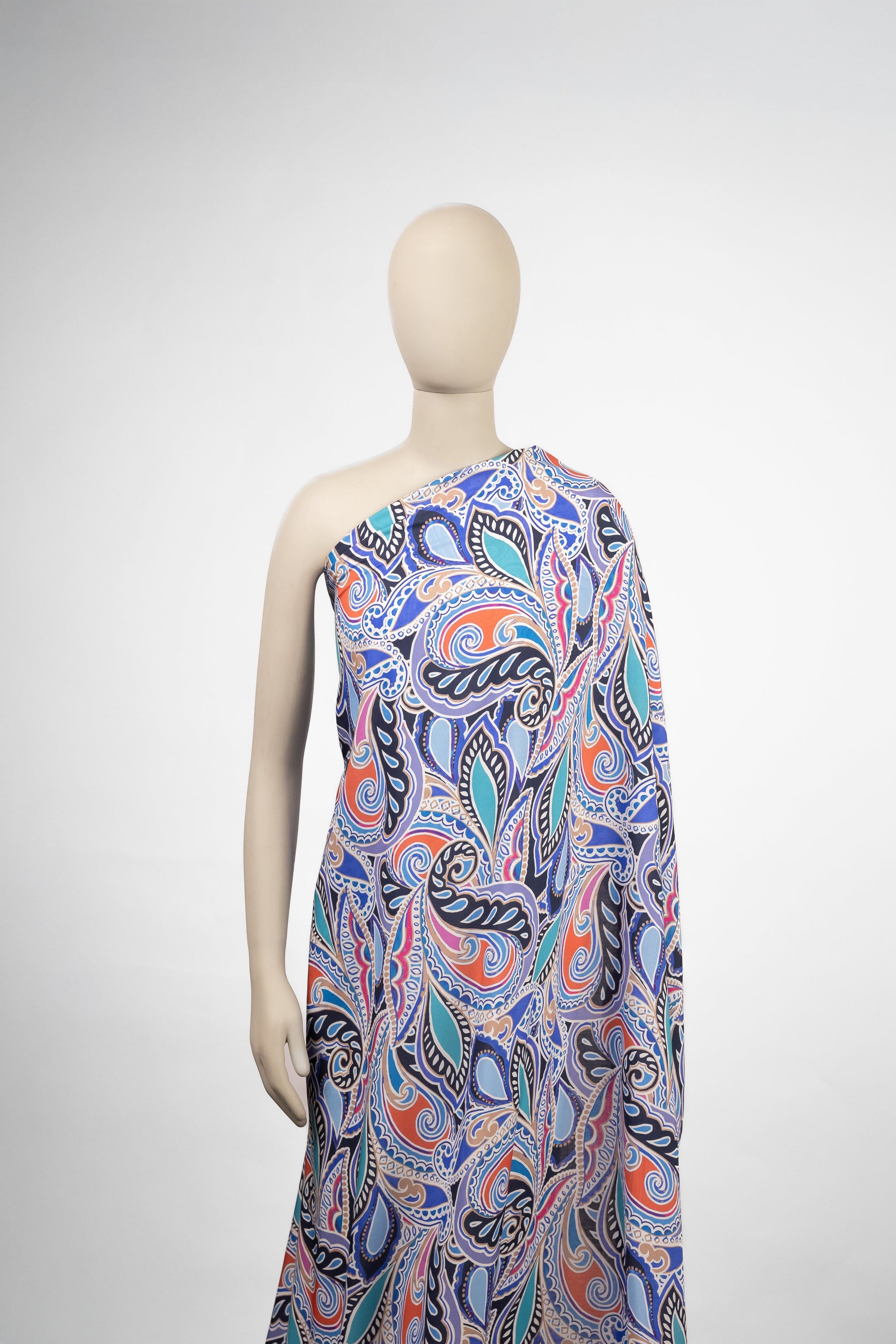 Cotton Viscose Floral Fabric