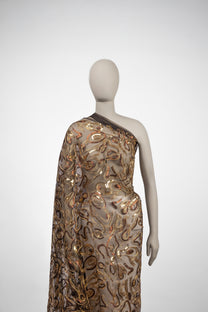 Tulle Cord With Sequins Lurex &amp; Matte