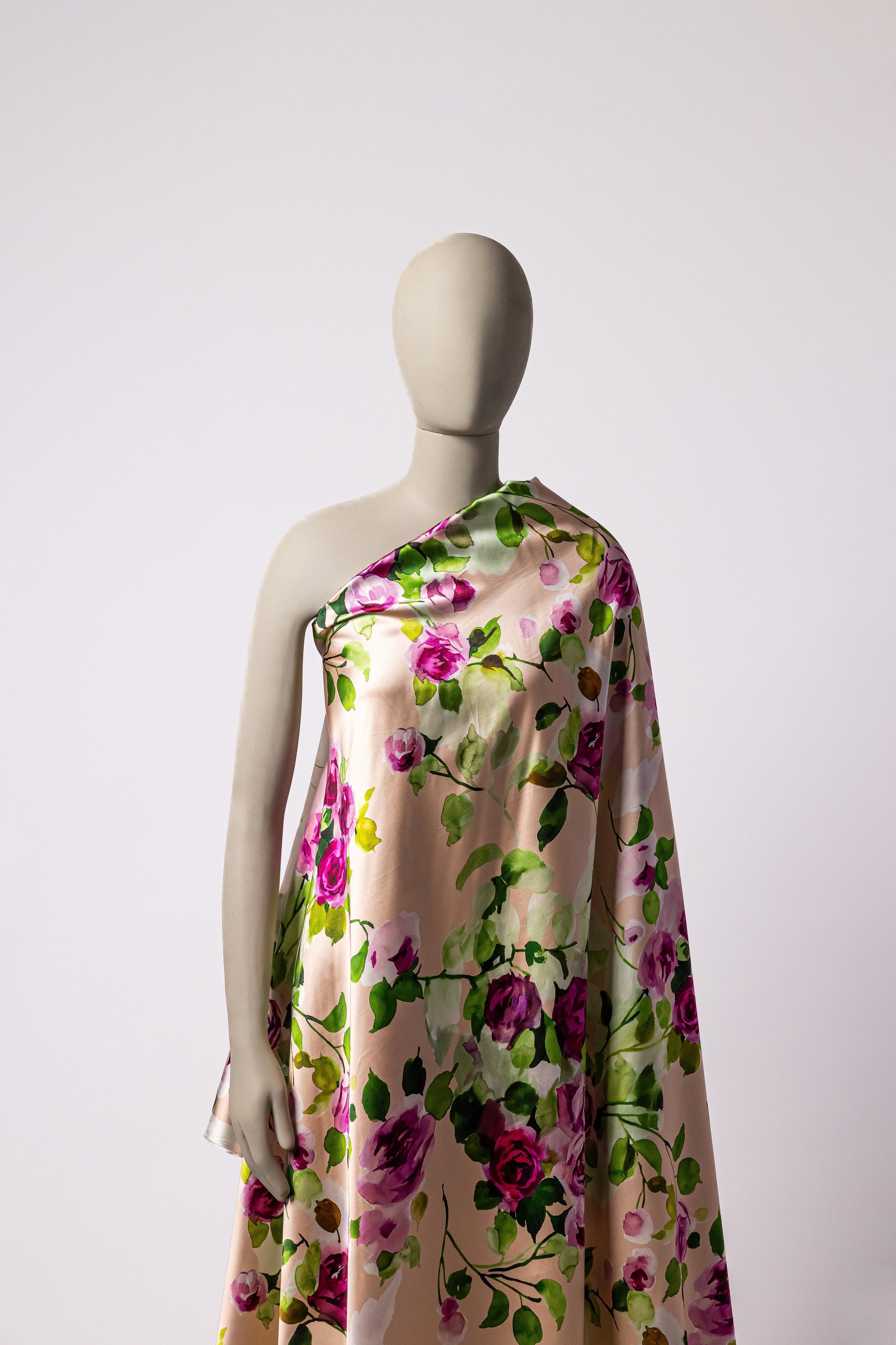 Silk Floral Fabric
