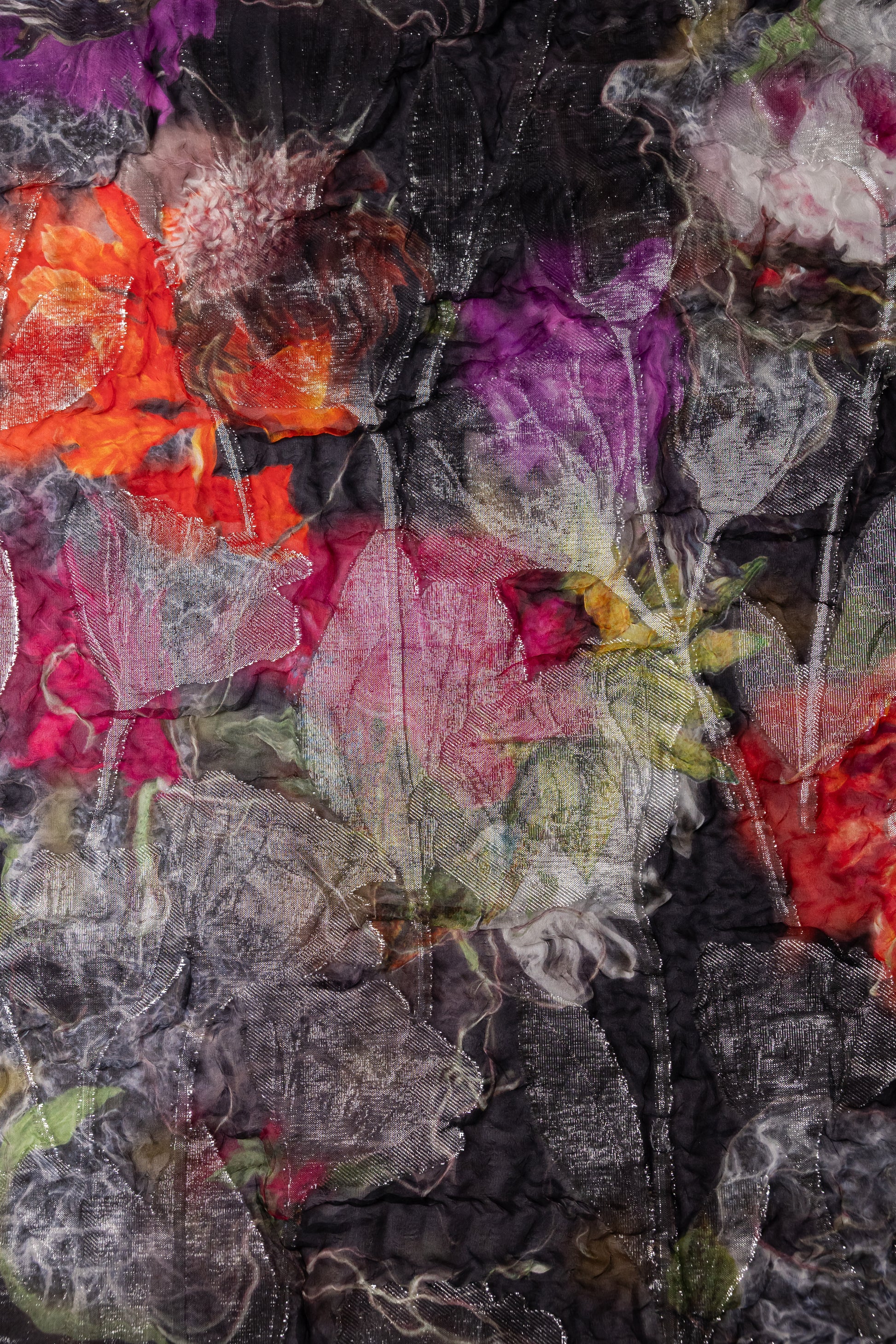 Chiffon Jacquard Pure Silk