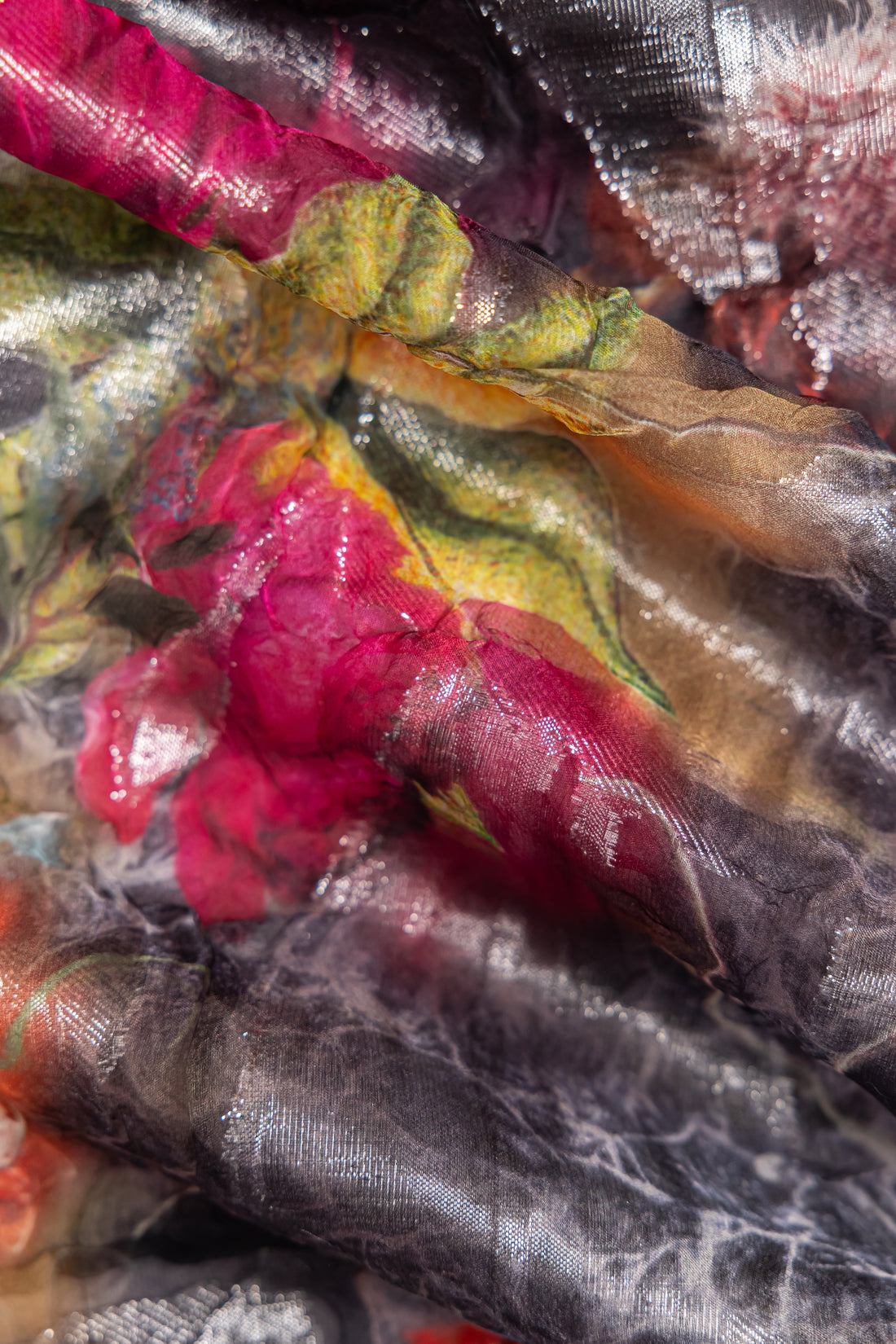 Chiffon Jacquard Pure Silk