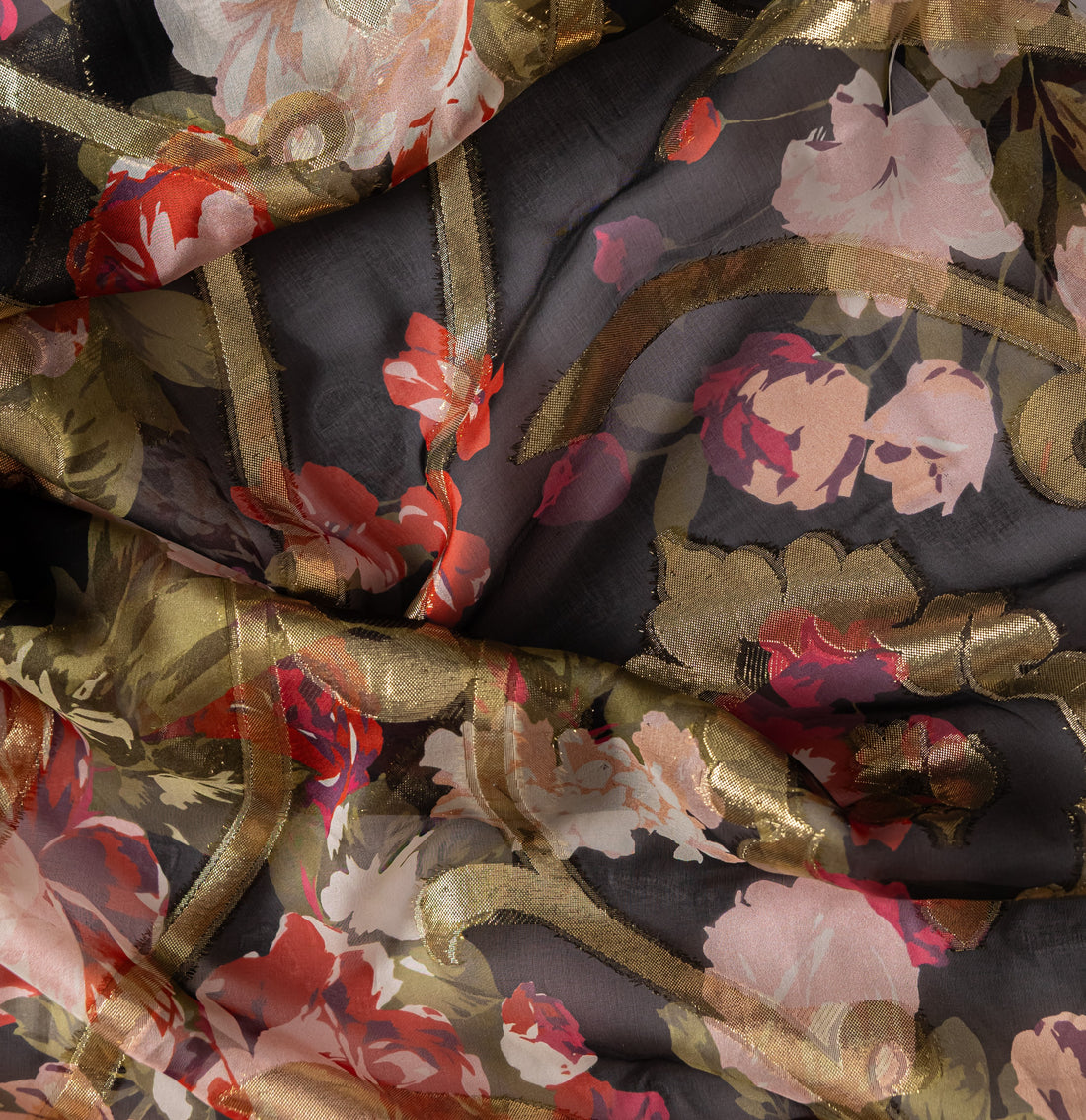 Chiffon Jacquard Pure Silk