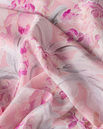 Silk Floral Fabric