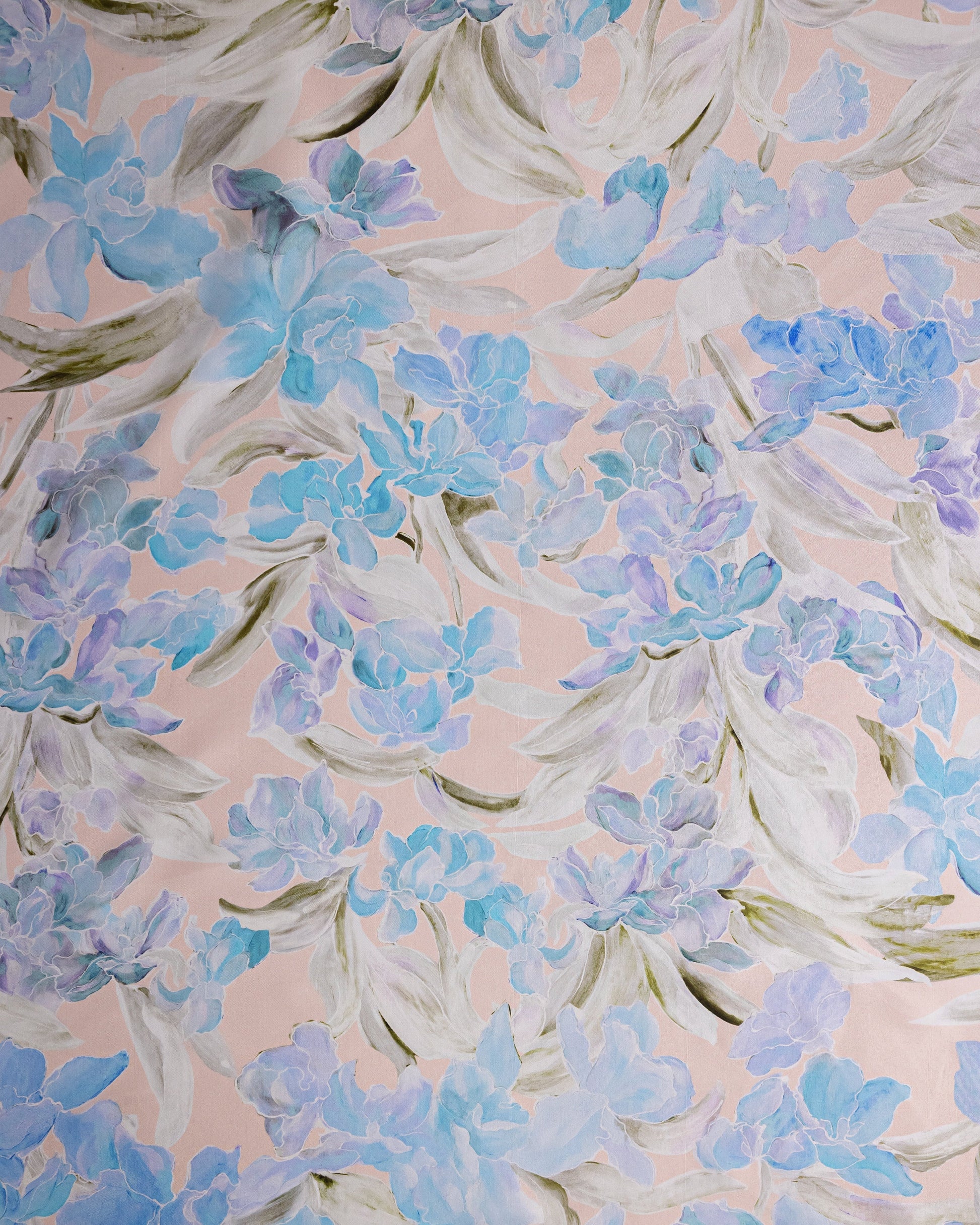 Silk Floral Fabric