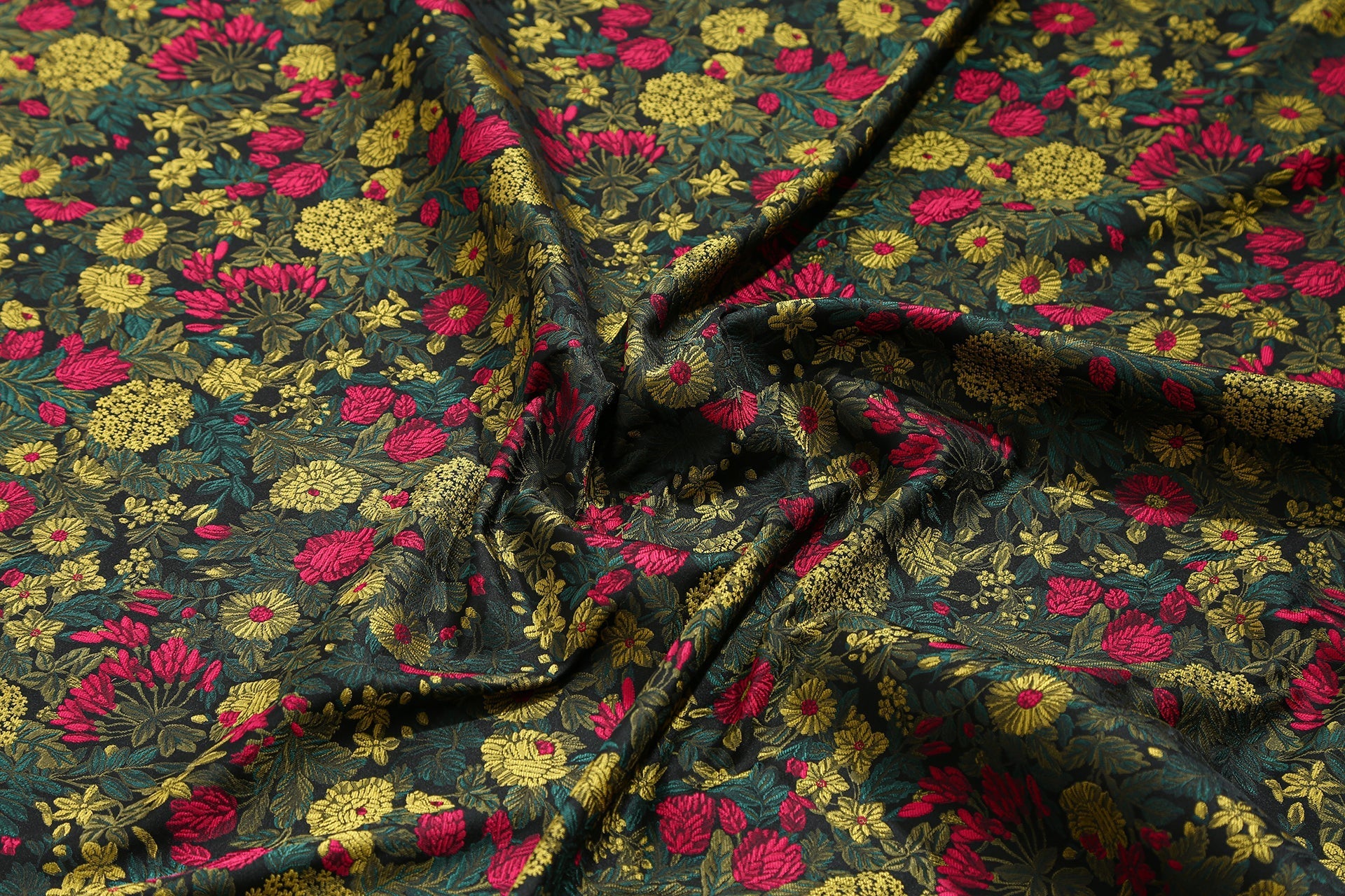 Silk Jacquard Printed Fabric
