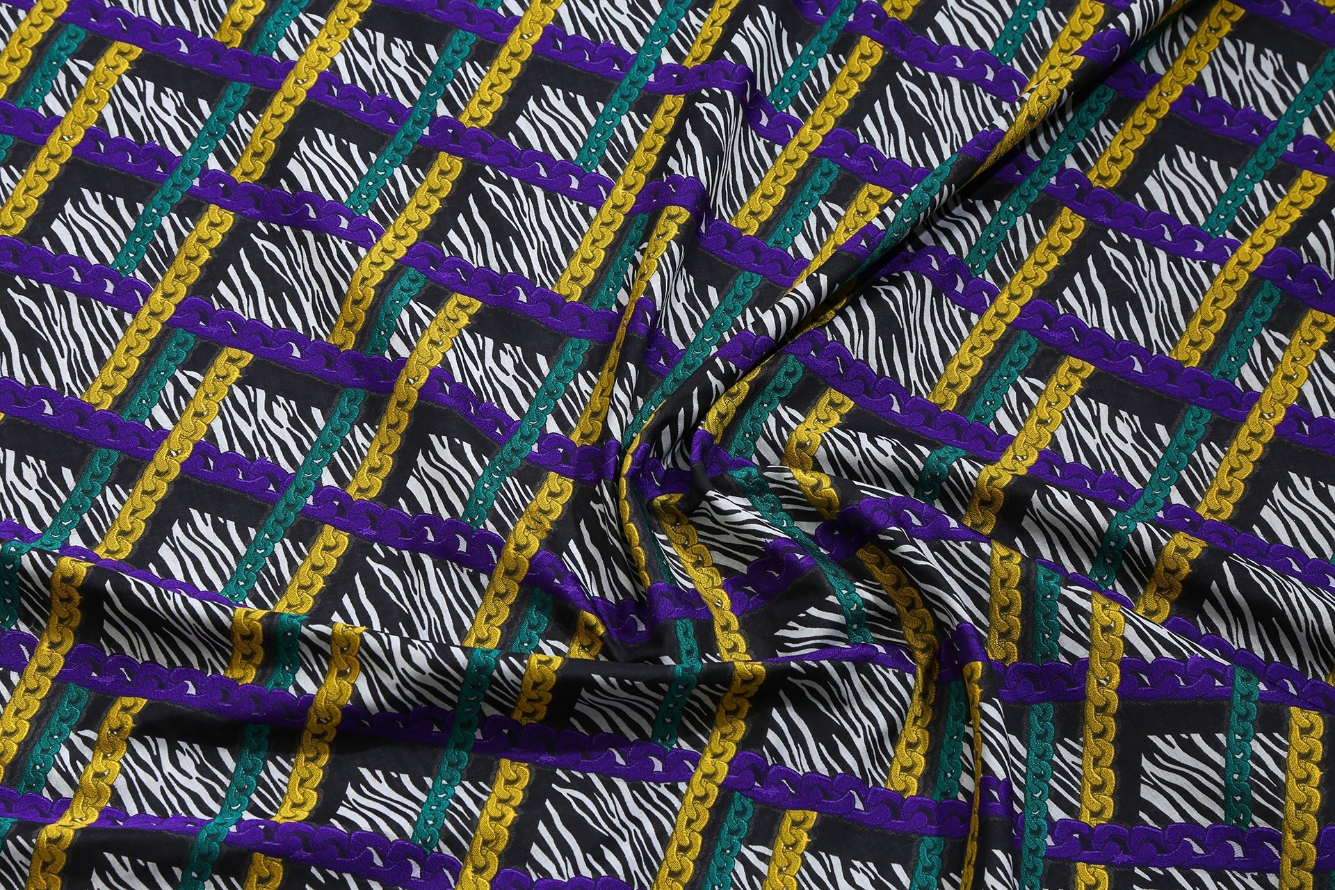 Silk Cotton Printed Fabric