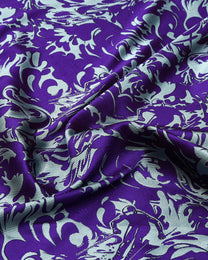 Valentino Silk Jacquard Floral Fabric