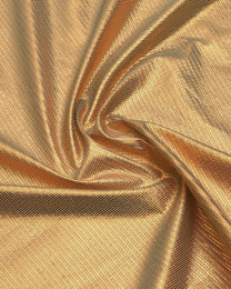 Italian Lurex Silk Jacquard Striped Fabric