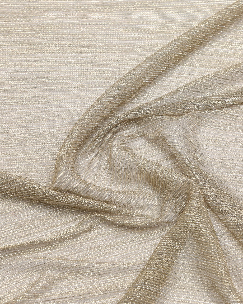 Taiwanese Lurex Polyester Striped Fabric