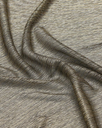 Lurex Polyester Striped Fabric