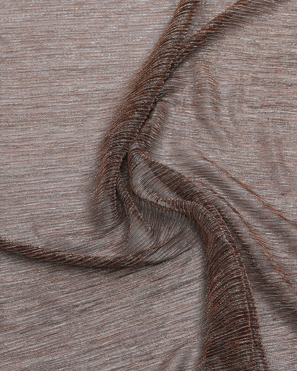 Lurex Lurex Polyester Striped Fabric