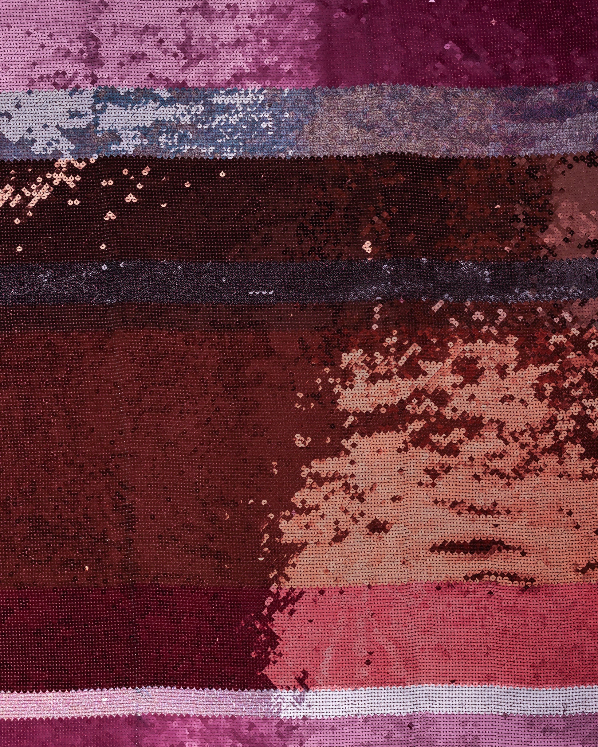 Silk Lurex Sequin Fabric