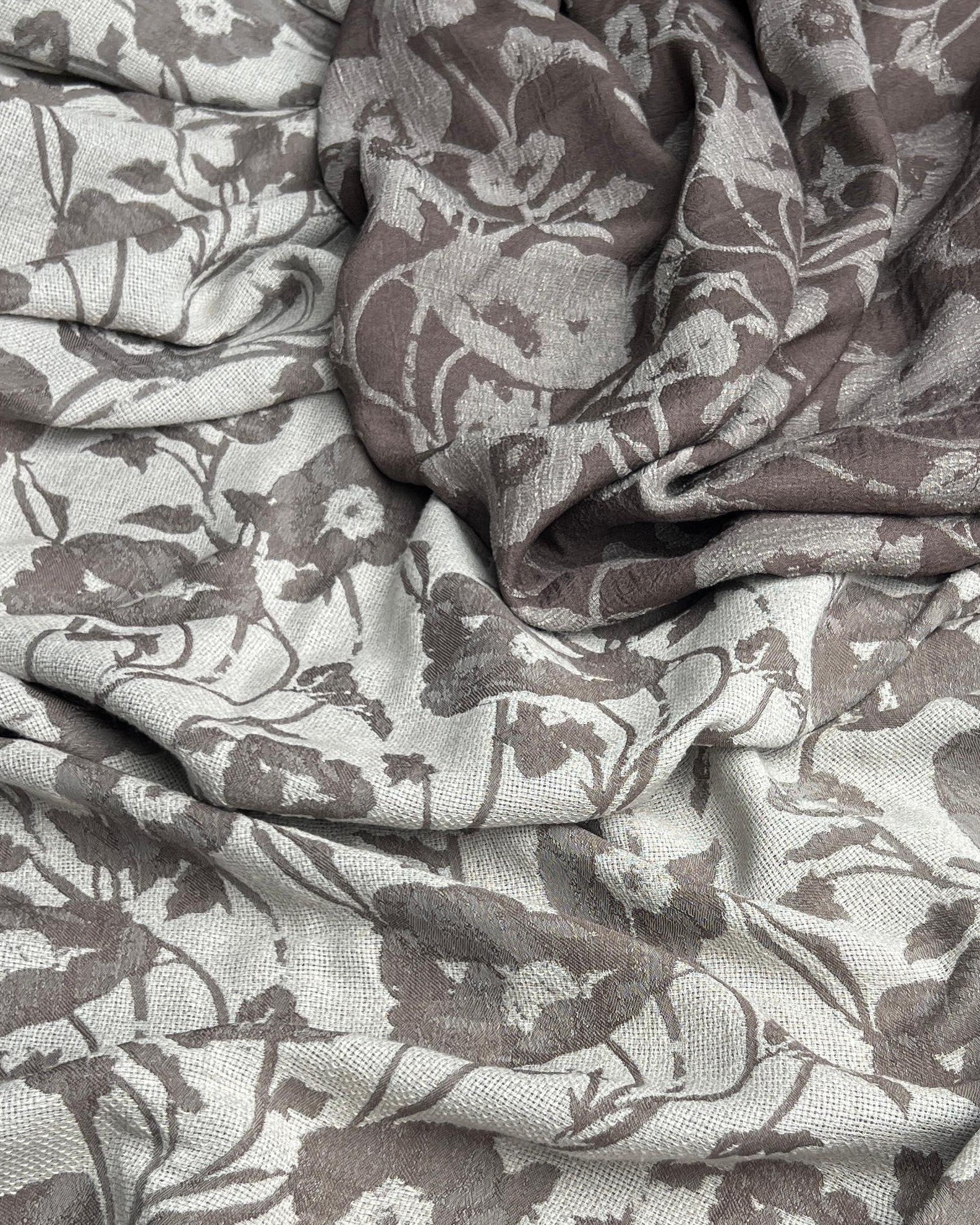 Jacquard Floral Fabric