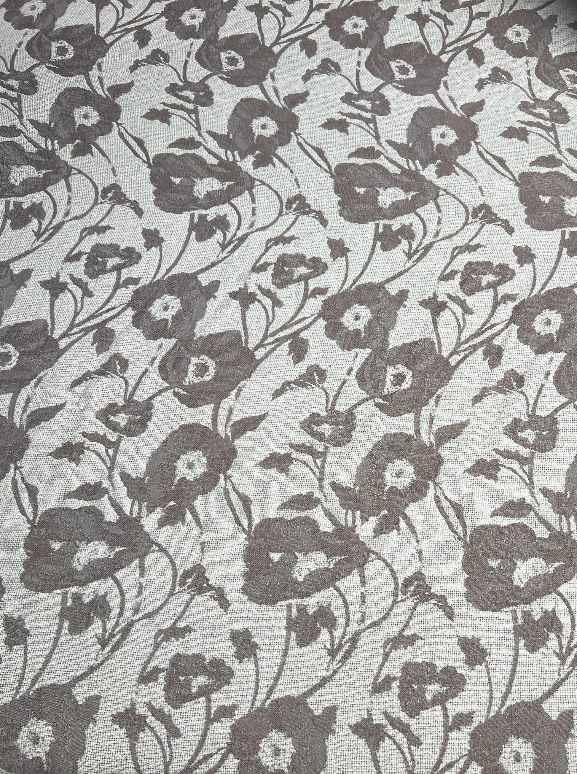 Jacquard Floral Fabric