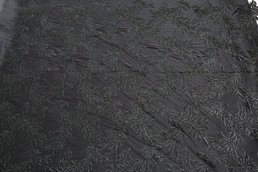 Beaded Silk Tulle Beaded Fabric - Polyester - Sharqiya - الشرقية