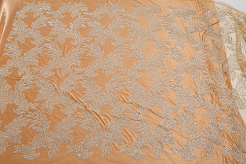 Beaded Silk Tulle Beaded Fabric - Polyester - Sharqiya - الشرقية