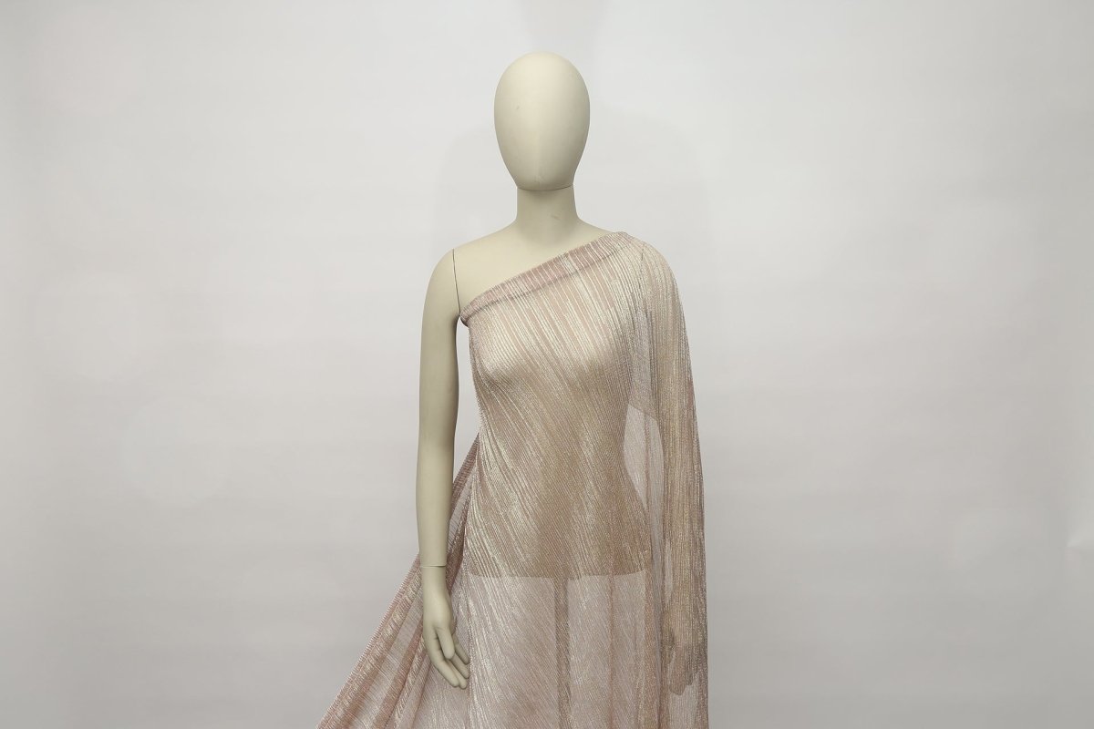 Chiffon Plisse Lurex - Sharqiya - الشرقية