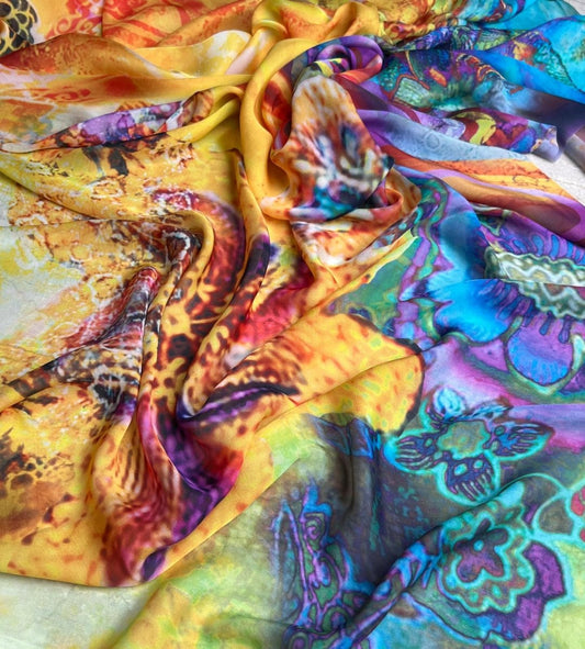 Chiffon Pure Silk - Sharqiya - الشرقية