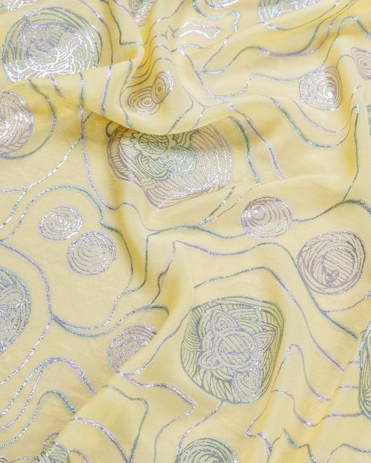Chiffon Pure Silk Lurex - Sharqiya - الشرقية