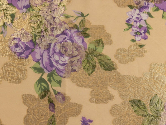 Chiffon Pure Silk With Jacquard Lurex - Sharqiya - الشرقية