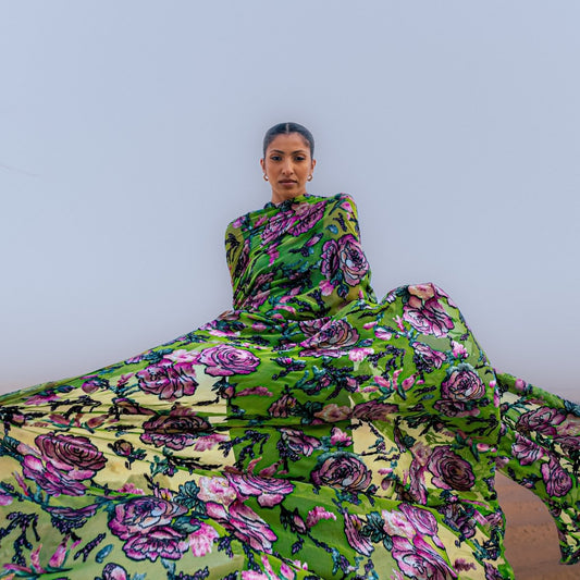 Chiffon Velvet Pure Silk - Sharqiya - الشرقية