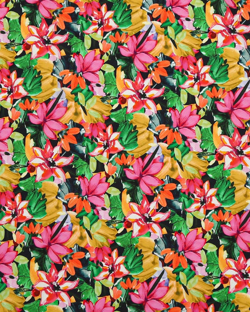 Cotton Floral Fabric - Sharqiya - الشرقية