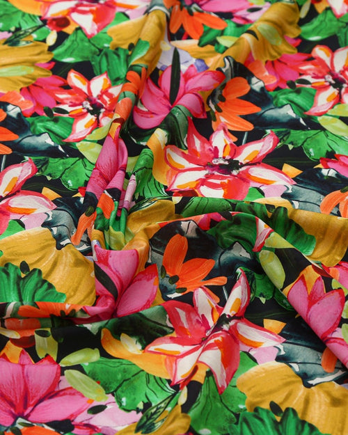 Cotton Floral Fabric - Sharqiya - الشرقية