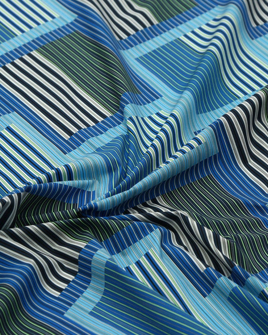 Cotton Geometric Fabric - Sharqiya - الشرقية-4
