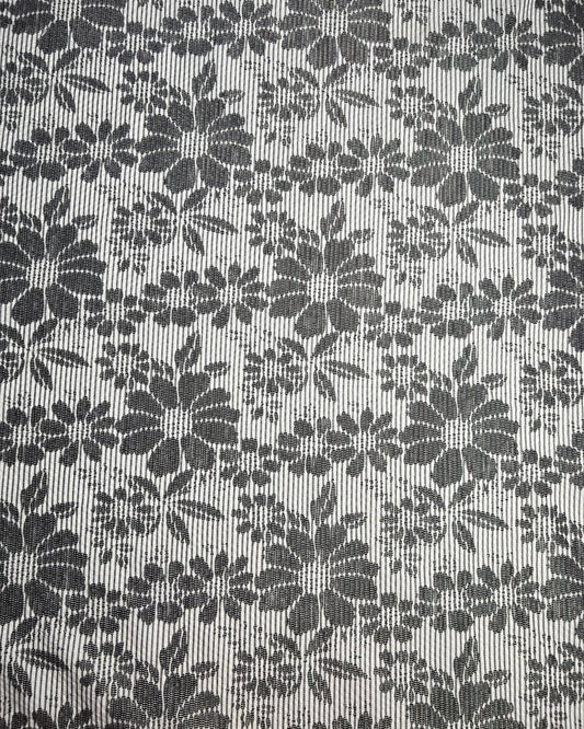 Cotton Jacquard Floral Fabric - Polyester - Sharqiya - الشرقية