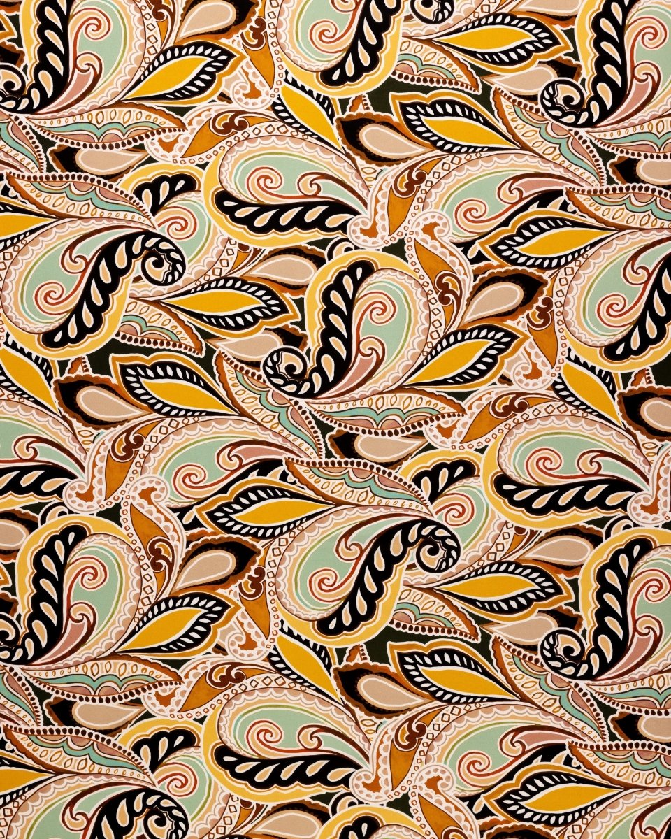 Cotton Viscose Floral Fabric - Sharqiya - الشرقية